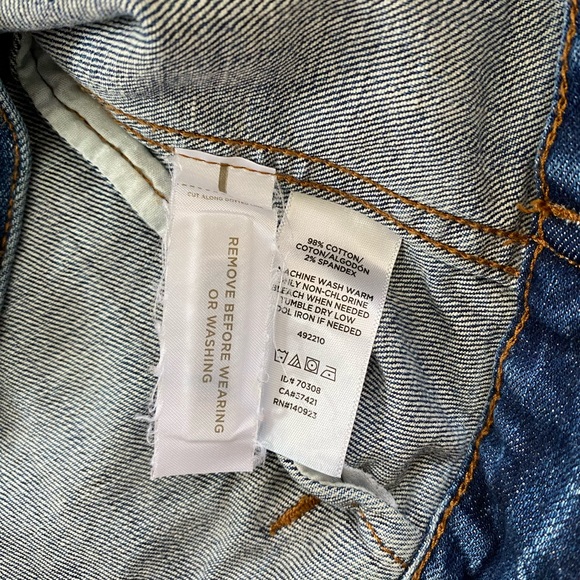 Loft XSP Jean denim trucker jacket size: XSP - Picture 7 of 8